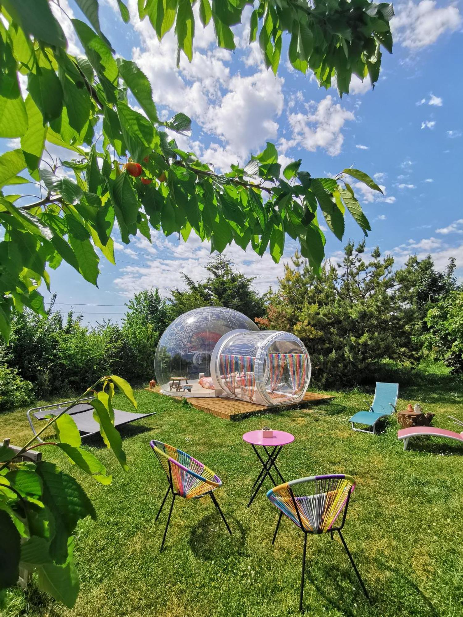 La Bulle Des Champs Bed & Breakfast Champmotteux ภายนอก รูปภาพ